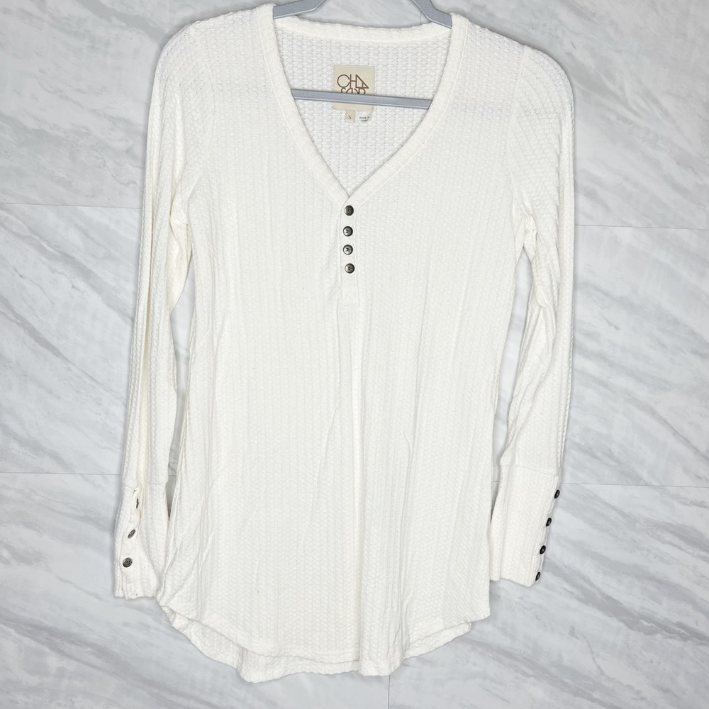 Chaser Waffle Knit L/S Top Small